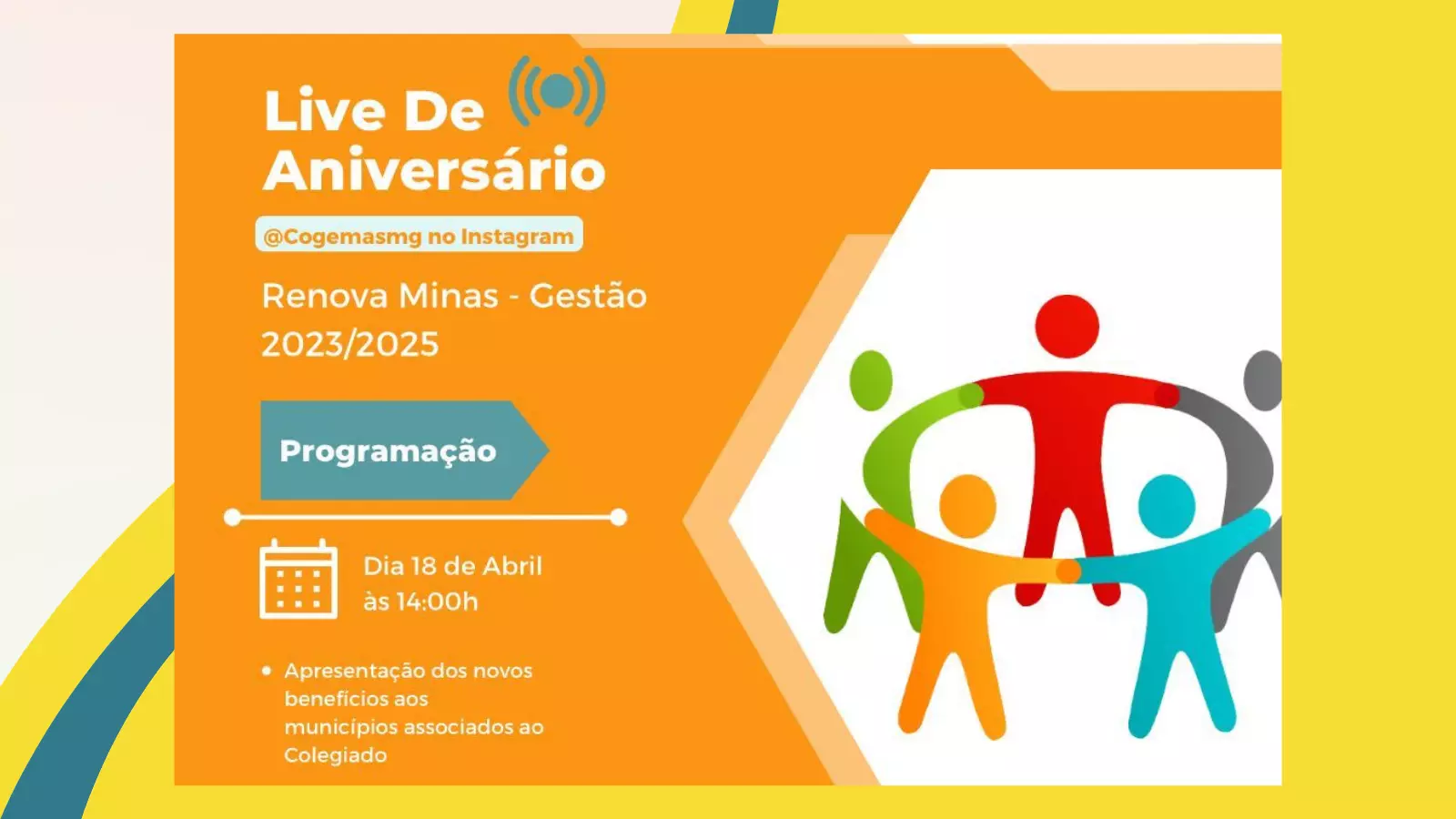 Live de Aniversário COGEMAS Minas Gerais 18/4/23